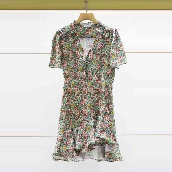 

casual dresses fadan s family light luxury early autumn women's printed ruffle asymmetric dress, Black;gray