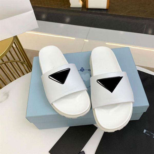 

designer womens slippers fashion solid genuine leather size 35-41196m, Black