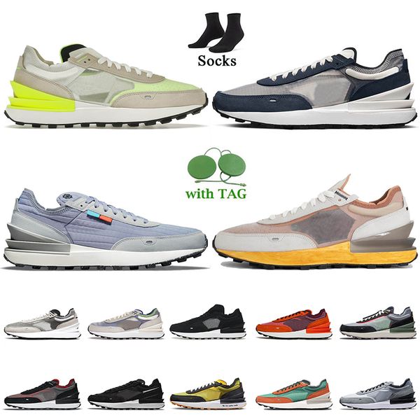

low platform designer sneakers jogging running shoes with socks waffle one summit white rattan exeter edition black pro green rush orange wo