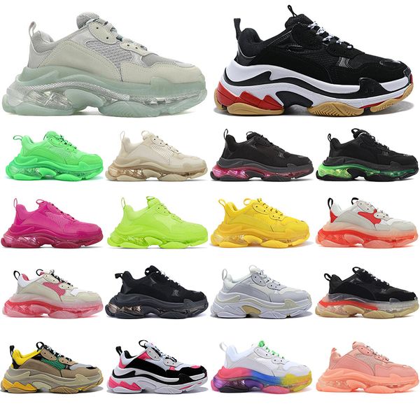 

with socks casual shoes crystal clear soleplatform mens women black sole vintage sneakers fashion black orange beige dark green trainers 36-, White;red