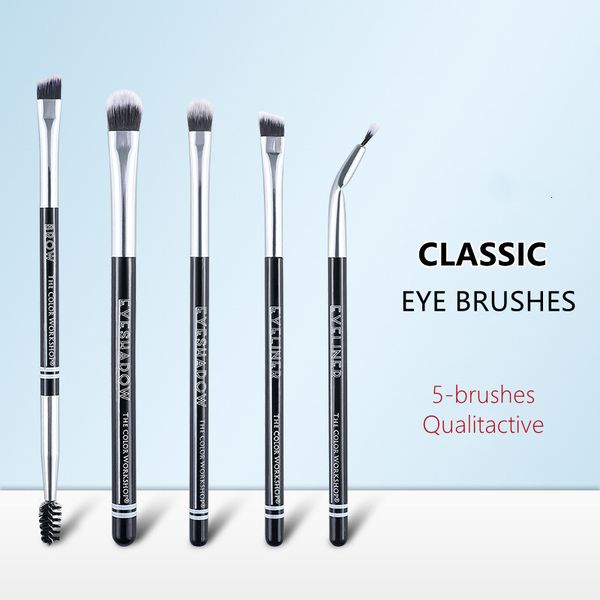 

ENERGY Classic Makeup Brush Eye Shadow Brow Liner Makeup Brushes Set - 5pcs Travel Brush Kit, Eye brush set