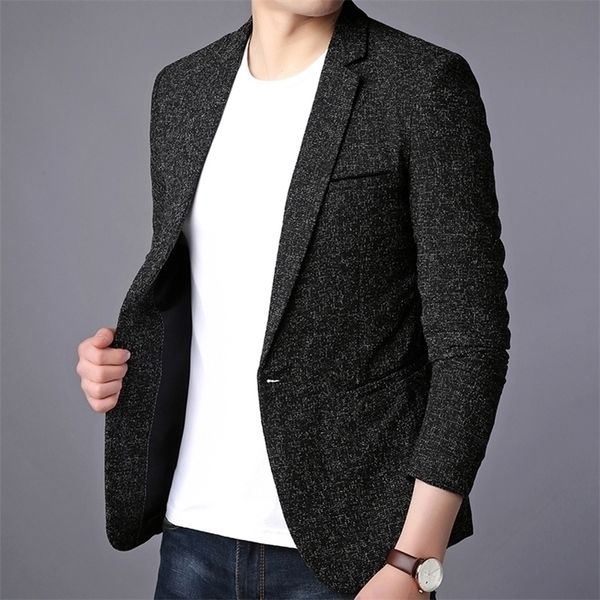Jaqueta de terno de homens casuais blazers homens design de jaqueta formal masculino traje casacos de negócios masculino plus size 201104