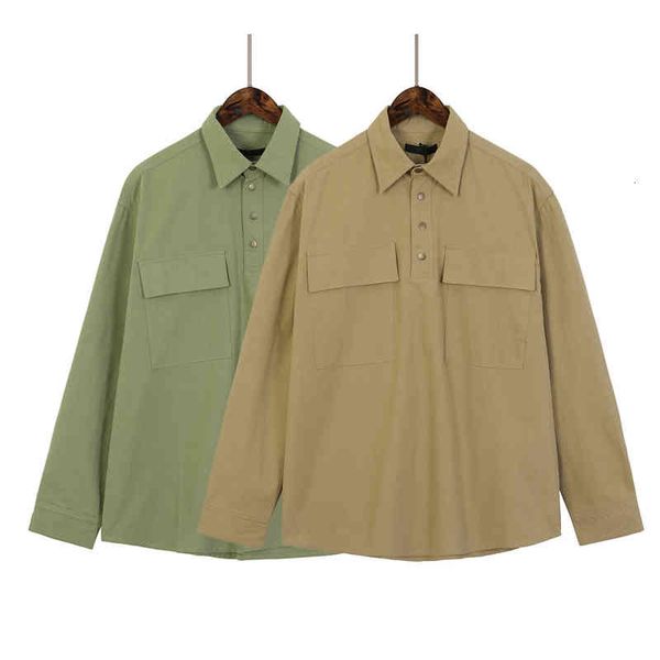 

men's casual shirts autumn and winter fog brother season 7 high street loose casual shirt for men women, White;black