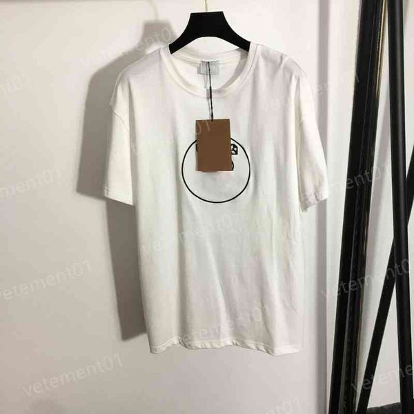 

designer womens t-shirts brand white plush letter embroidered cotton short sleeve t-shirt luxury summer tees