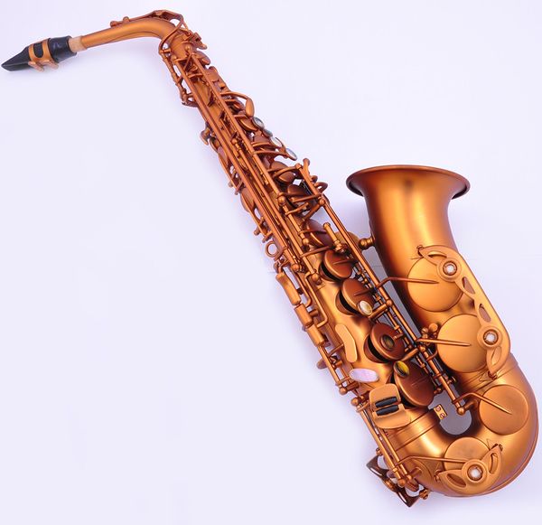 

il belin eb alto saxophone new arrival brass music instrument coffee e-flat sax with case accessories frosted surface