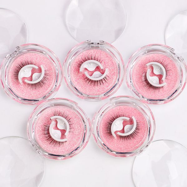 

false eyelashes self-adhesive without glue fake eye lashes fluffy eyelash extension makeup tools easy to wear