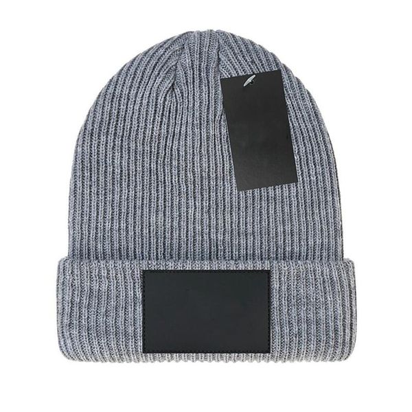 

2022 fashion beanies hats brand men women autumn winter hats sport knit hat thicken warm casual outdoor cap double sided beanie250t, Blue;gray