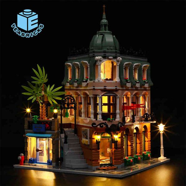 Blocchi kit luminosi a LED YEABRICKS per i blocchi di costruzione di boutique hotel 10297 che non includono i giocattoli in mattoni modello per bambini T230103