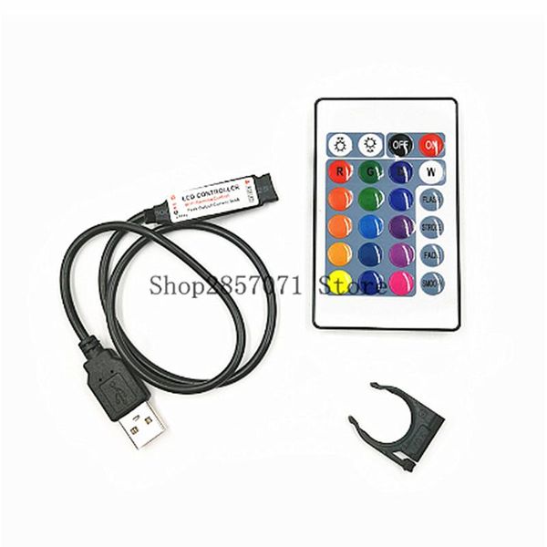 Controller RF 24 Key Mini USB LED Lichtleiste mit einfachem 5V RGB Controller für 3528 5630 SMD Ledstrip