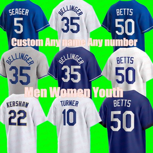 

new men women youth 2021 city connect baseball jerseys 50 mookie bettts cody bellinger justin turner max muncy clayton kershaw dodgers enriq, Blue;black