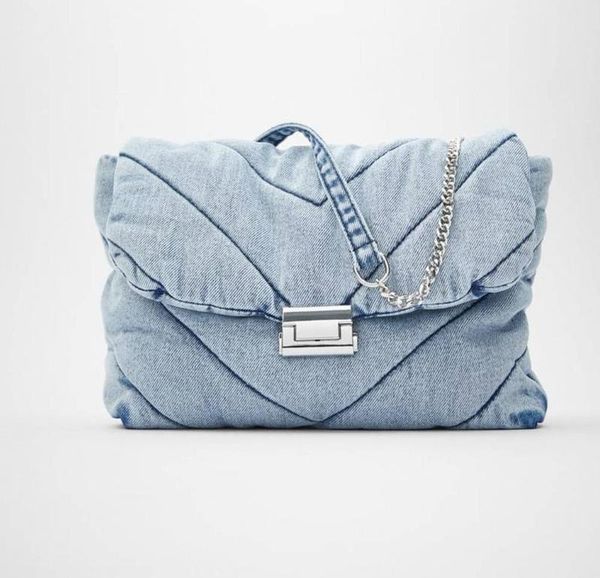 

luxury designer jeans bags women denim chain crossbody bags for women women's handbags shoulder bags messenger female 220324