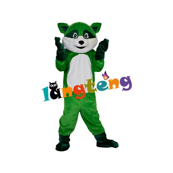 Costume della bambola della mascotte 882 La mascotte del procione verde costumi il vestito del carattere del partito di vendita dell'attrezzatura del fumetto