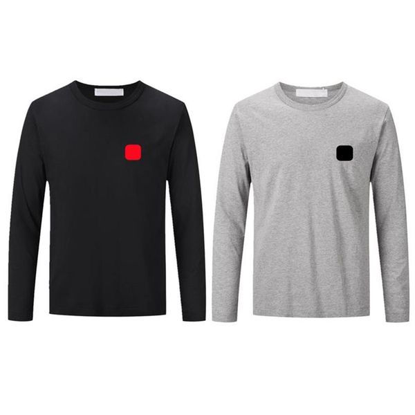 

men's t-shirts long sleeve cotton play sweatshirt commes red heart des hip hop garcons men streetwear causal bas256a, White;black