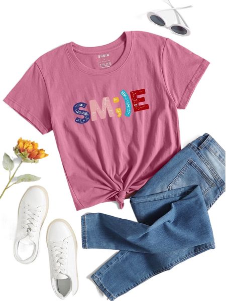 

letter graphic tee y32l#, White