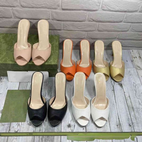 Fischmaul-Sandale in Gelee-Farbe mit hohen Absätzen, 2022 neue Mode-Damenschuhe im zeitigen Frühjahr