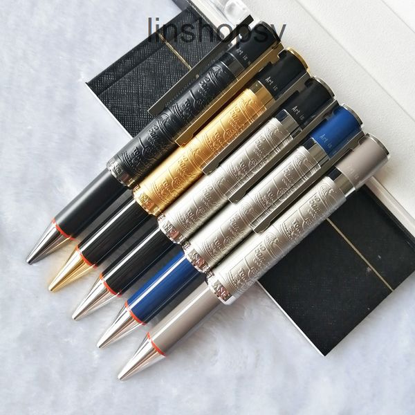 

yamalang limited special edition andy warhol pens metal reliefs barrel ballpoint pen stationery office school supplies writing