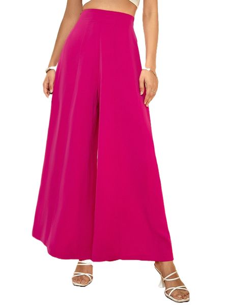 

high waist wide leg pants u1ur#, Black;white