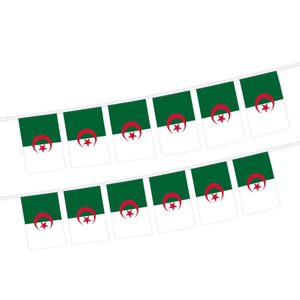 

algeria string flag 20 flag world country national hanging mini banner for party decoration