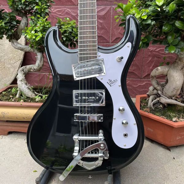 1966 Ventures E-Gitarre Johnny Ramone Black Color Big von Tremolo