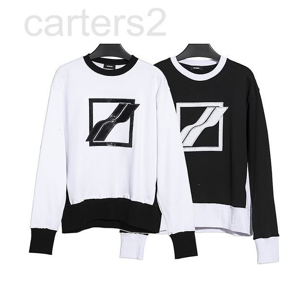 

men's hoodies & sweatshirts designer trendy running correct weld chest sequin embroidered sweater couple pullover long sleeve wz7i, Black