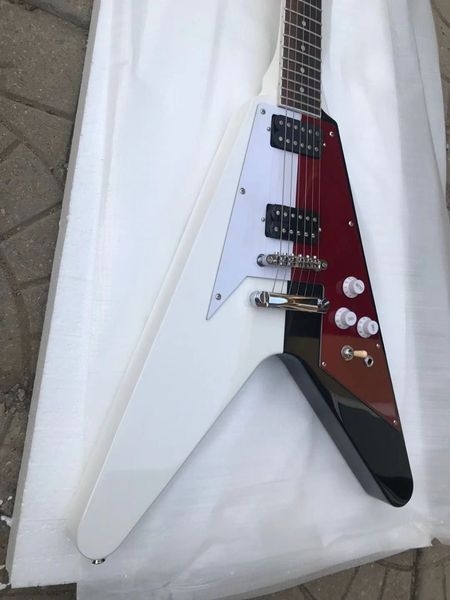 

electric guitar black and white yin-yang electric guitar customizable delivery