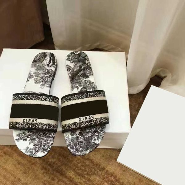 

designers slippers classic letters home slipper slides luxurys women sandals fashion outdoor anti slip waterproof flip flops144, Black