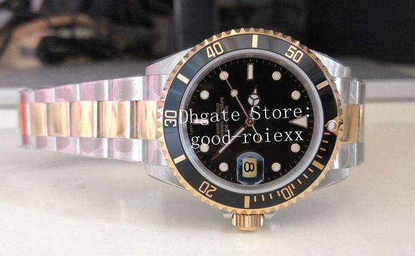 

men's vintage watch bp factory asia movement watches mechanical men bpf antique 16600 alloy bezel 16613 50th anniversary 16710 sea gold, Slivery;brown