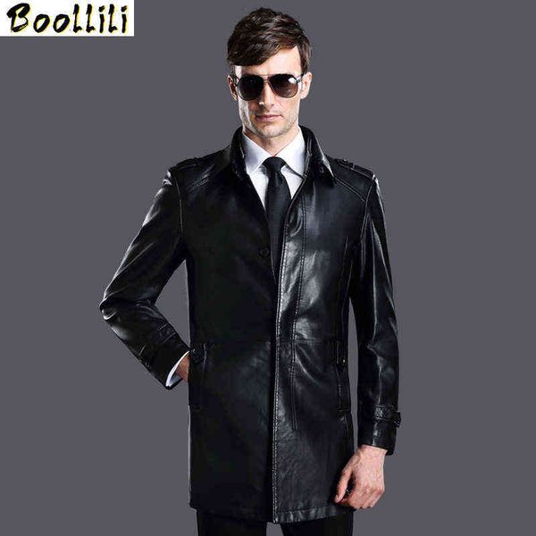 

boollili leather jacket men autumn winter pu leather jacket brand clothing casual velvet jaqueta couro masculino plus size 4xl t220728, Black