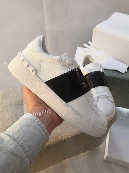 Erkek Vintage Kontrol Sneakers Lüks tasarımcı Kanvas ayakkabılar Erkekler Kadınlar Bağcıklı Günlük Eğitmenler Siyah Beyaz Elbise Ayakkabı size35-45