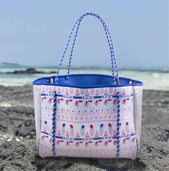 

summer handbag street leisure women's bag diving material beach bag 220608