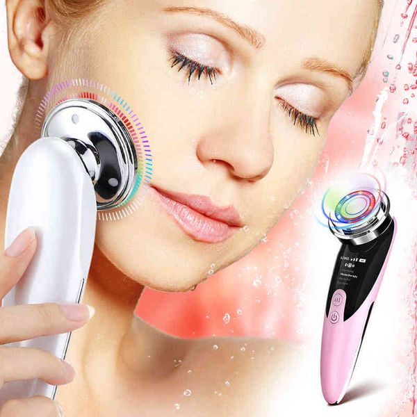 Massageador para massagers Face Microcorrentes Radiofrequência Facial Limpeza Ultrassônica Mini Hifu Skin Care Beauty Lift Dispositivos 220512