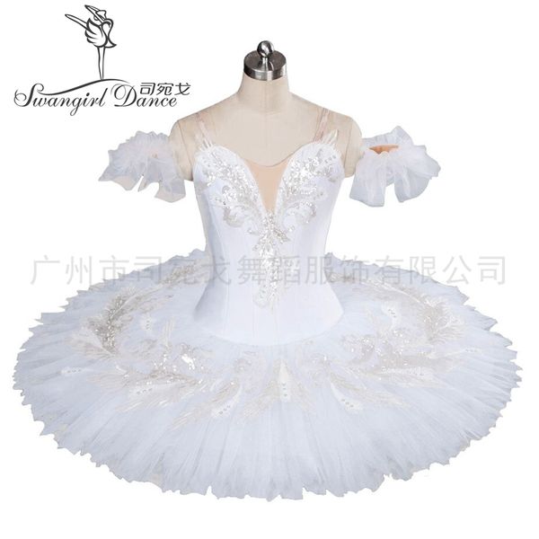 

professional white swan lake variation raymonda girls ballet tutu women custom white doll platter pancake tutubt9035, Black;red