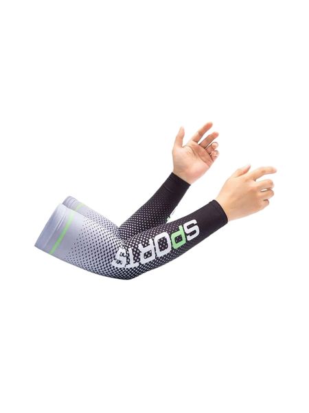 

letter graphic arm sleeves u3sn#, Gray