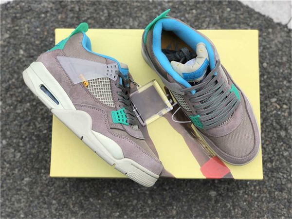 

authentic union 4 30th anniversary taupe haze basketball shoes man blue fury khaki roma green desert moss turquoise dark iris off noir wolf