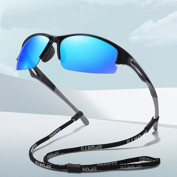 

2022 new driving at night sport sunglasses polarized men stylish one-piece pchromic glasses women uv400 luxury eyeglass 3052, White;black