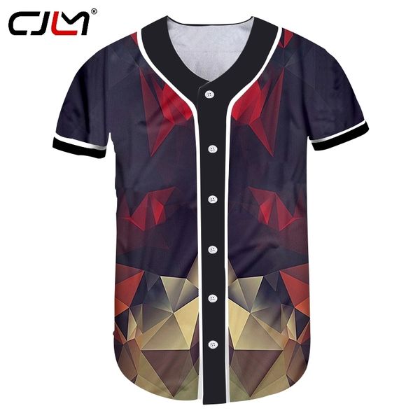 

autumn man trend large size leisure 5xl 6xl 3d printed diamond loose tshirt mens summer colored baseball shirt 220623, White;black