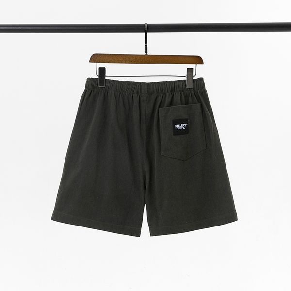 

letter print shorts cotton casual pants summer loose five army green dark grey 23ss