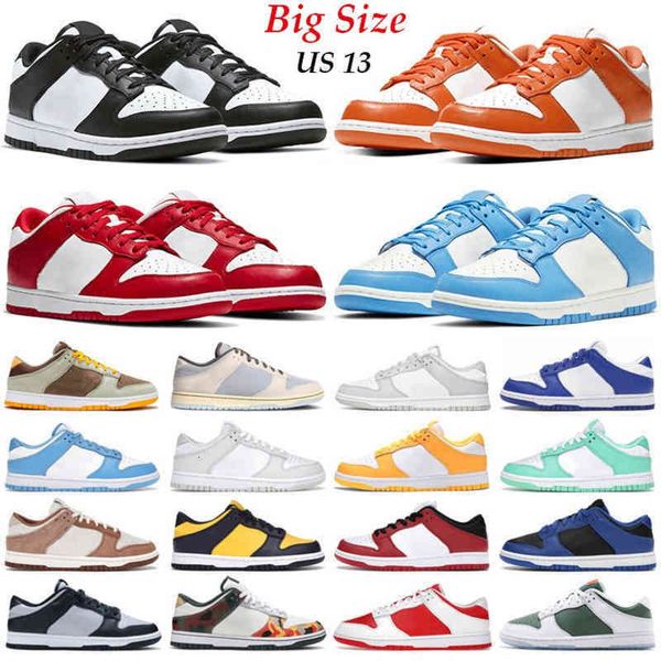 

dr shoes uality s.b dunker big size us 13 low running men women pan, Black