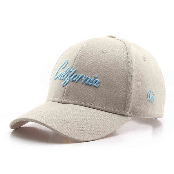

ball caps korean fashion letter men baseball caps women spring summer new 3d embroidery hip hop hats casual sun hats male 220318, Blue;gray