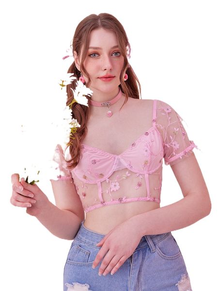 

kawaii schiffy puff sleeve n5dp#, White