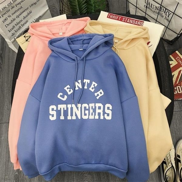 

korean version of super fire and velvet hoodie womens autumnwinter style loose hoodie coat trend y200915, Black