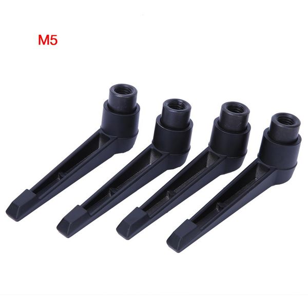 

4pcs metal machine knobs adjustable fixing handle m5 female thread 50mm