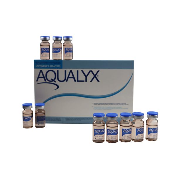 

10 vialsx8ml aqualyx for fat-dissolving solution slimming
