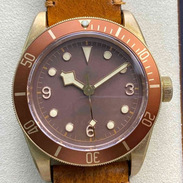 

watch luxury designer fashion tudors41mm automatic mechanical movement men's watch waterproof, Slivery;golden