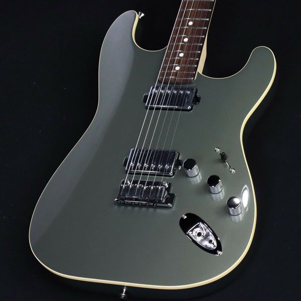 

modern st jasper olive metallic electric guitar
