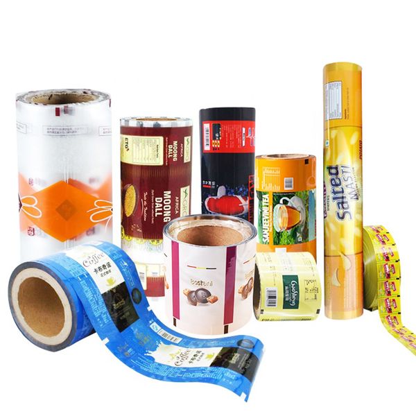 

custom automatic packaging bags compound color snack cookies cake bread food grade clear mylar transparent plastic roll film