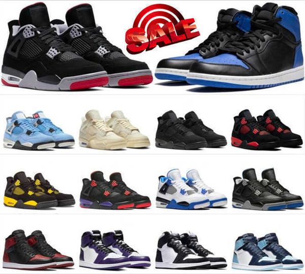 

sail oreo university blue 4 4s mens basketball shoes fire red thunder white cement black cat bred 1 basketball shoe men sports women