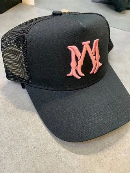 

new 2022 trucker cap designer mens baseball caps woman hats casquette sun hat gorras sports mesh hat warm, Blue;gray