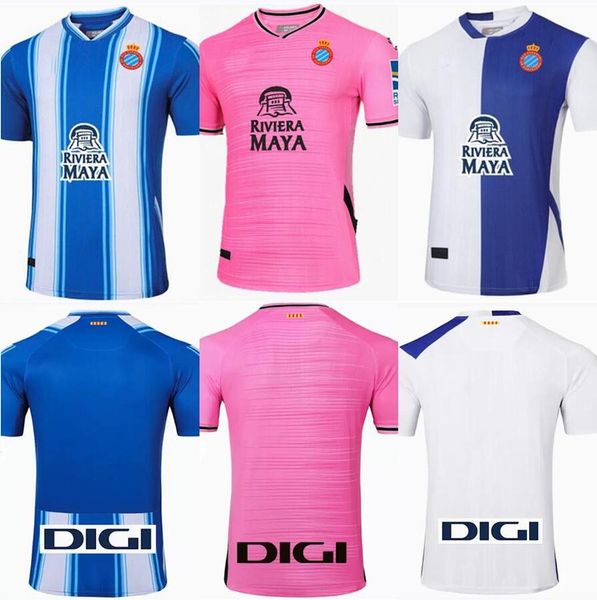 

22 23 rcd espanyol soccer jerseys 7 wu lei uado s.darder herrera r.d.t. embarba pedrosa morlanes loren 2022 2023 jersey football shirts, Black;yellow