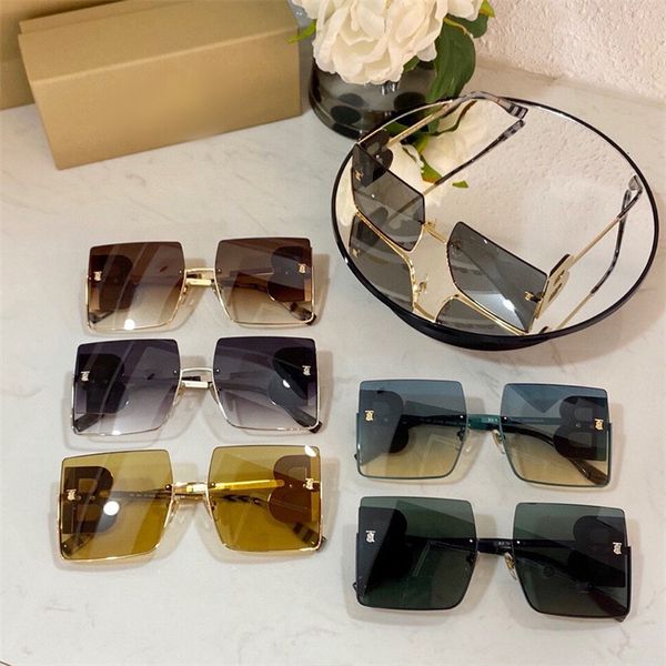 

designer sunglasses 22 new large square men's and women's sunglass ins net red same b letter leg be3131 tide, White;black